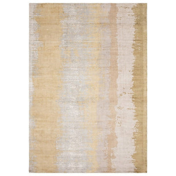 Juno Modern Abstract Tonal Ombre Hand-Woven Textured Shimmer Viscose Flatweave Citrine Ochre/Gold/Taupe/Grey/Caramel Rug-Asiatic Carpets-Rug Love - The Most Loved Rug Store